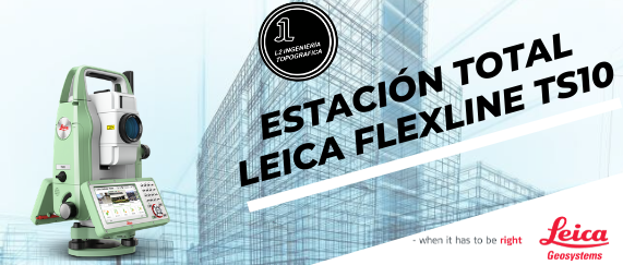 Estación total Leica FlexLine TS10